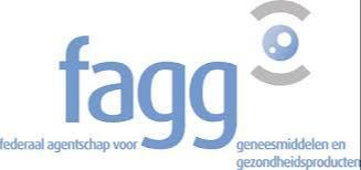 logo van fagg, federaal agentschap voor geneesmiddelen en gezondheidsproducten