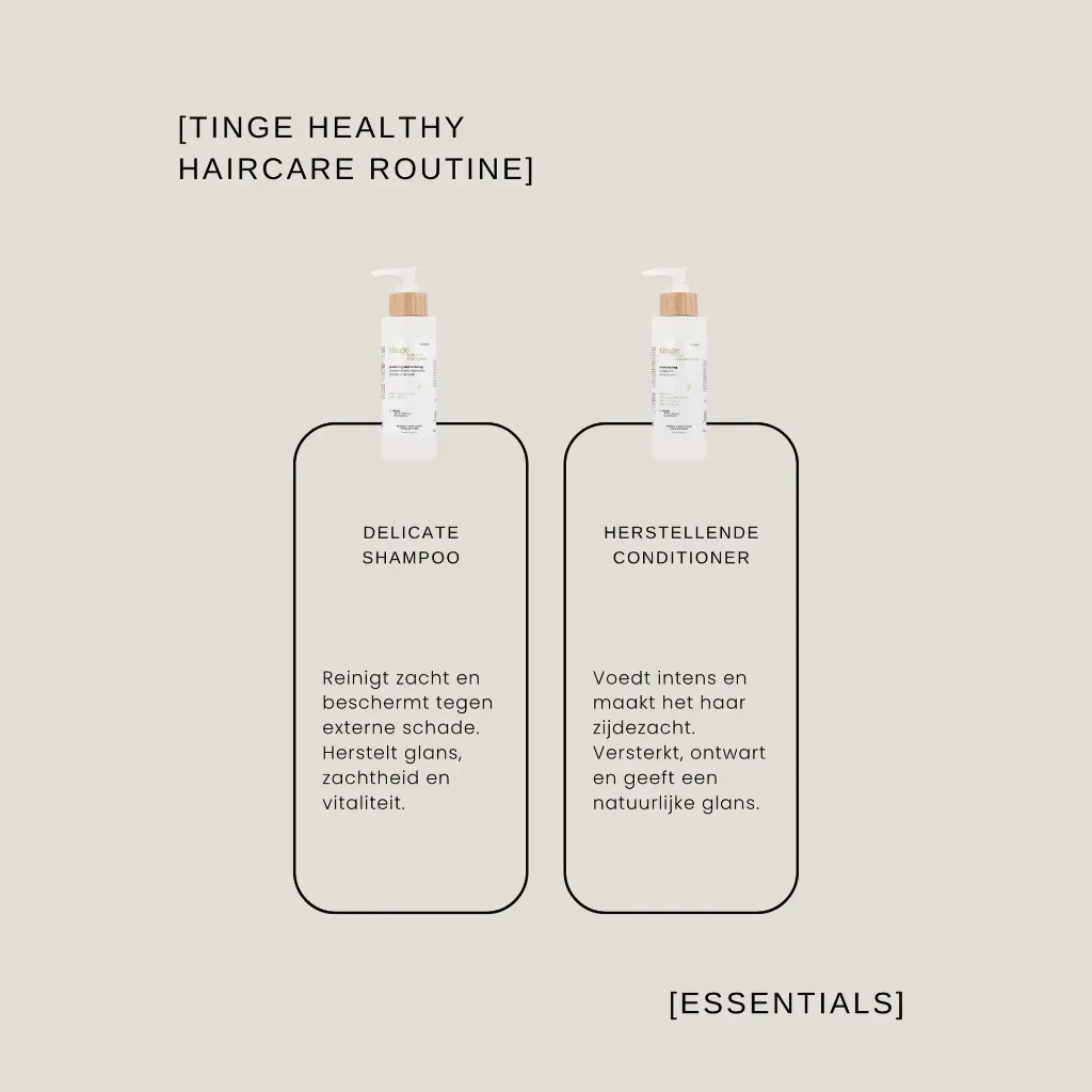 Tinge Healthy Haircare Routine