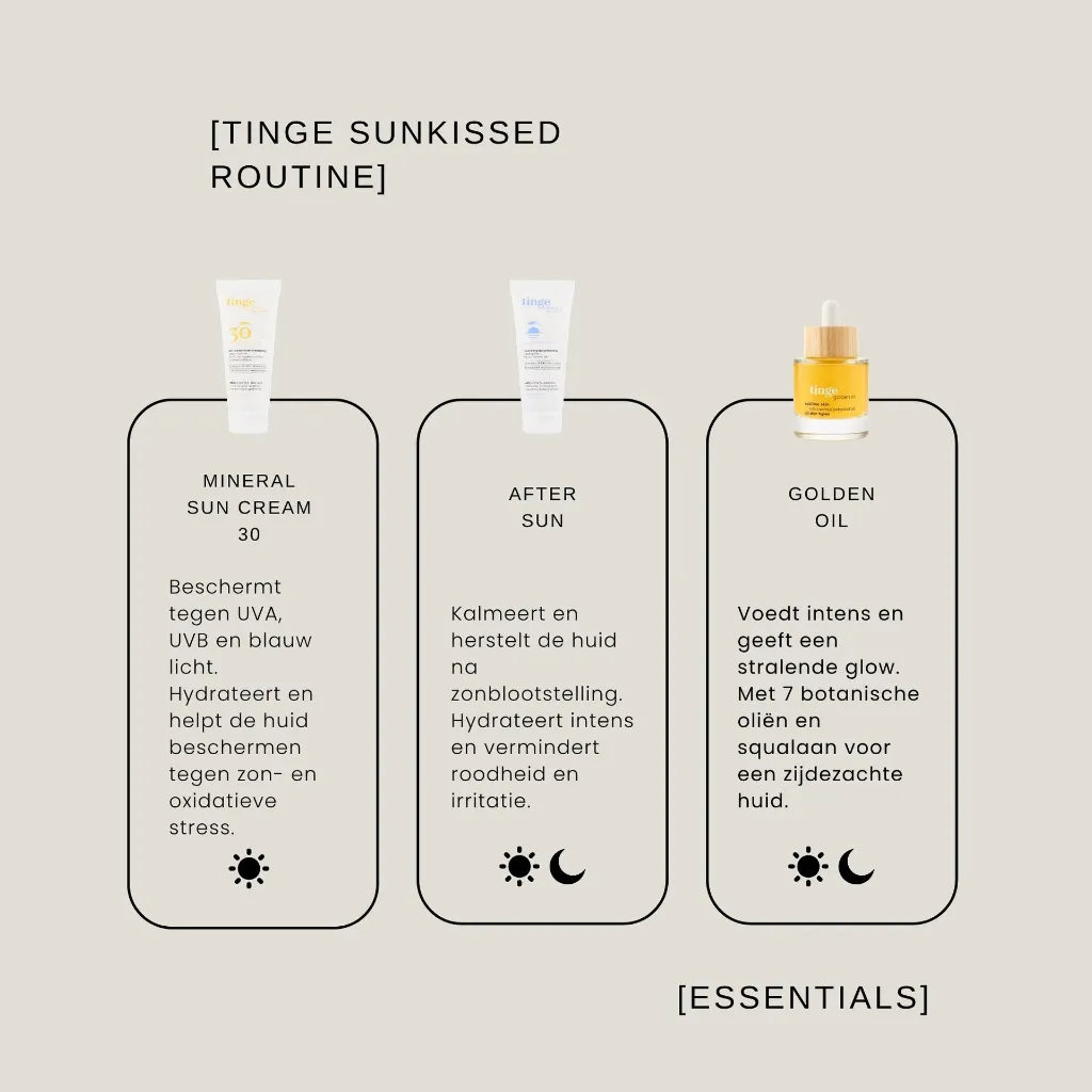 Tinge Sunkissed Routine