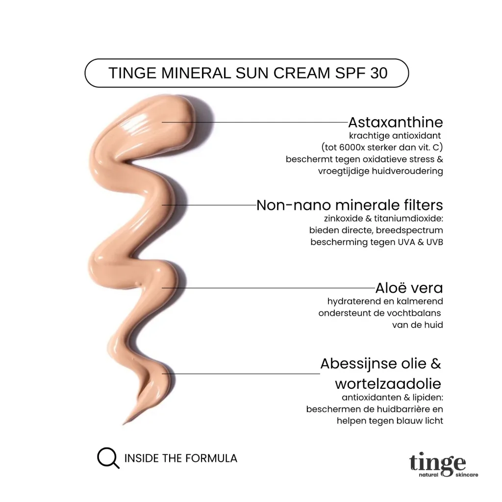 Tinge minerale zonnecrème SPF30 100mL