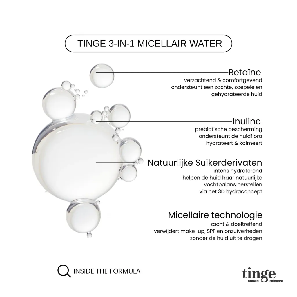 Tinge Micellair water 3 in 1 200ml