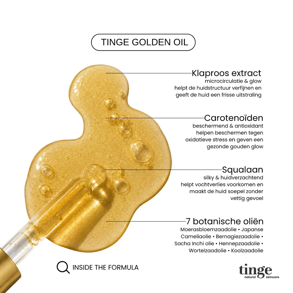 Tinge Golden Oil - droge lichaamsolie 30ml 
