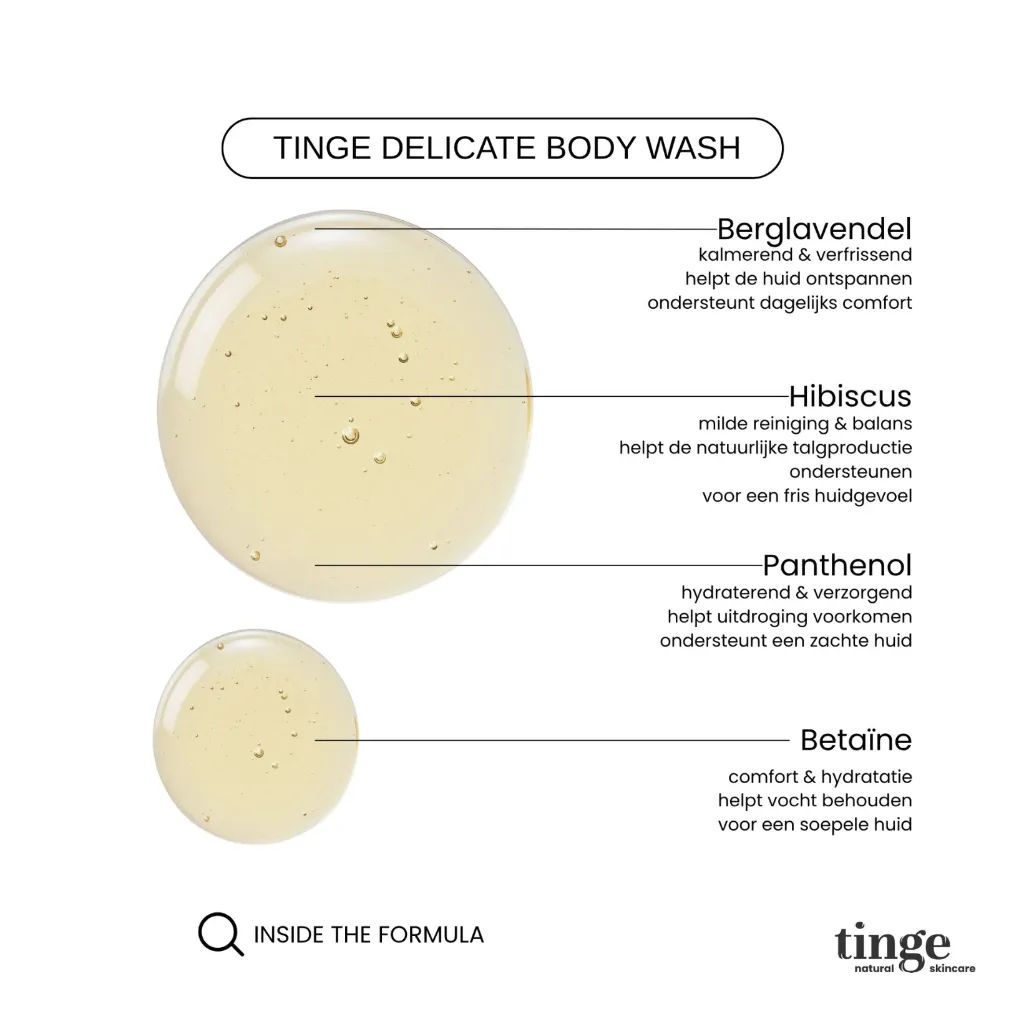 Tinge Delicate body wash 200ml