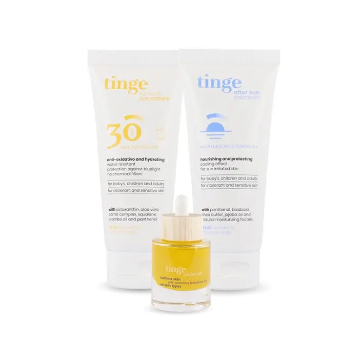 Tinge Sun kissed Routine