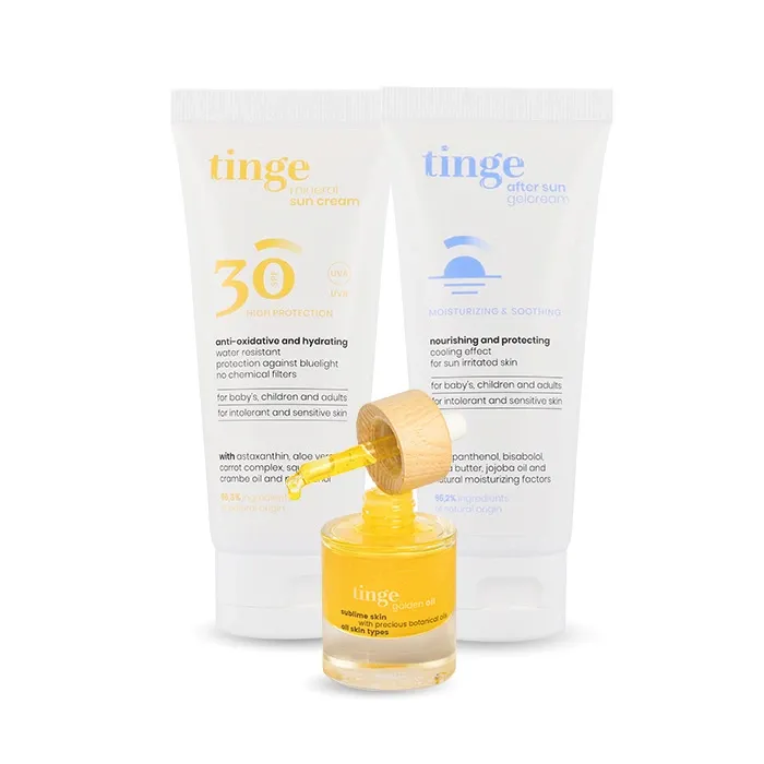 Tinge Sun kissed Routine