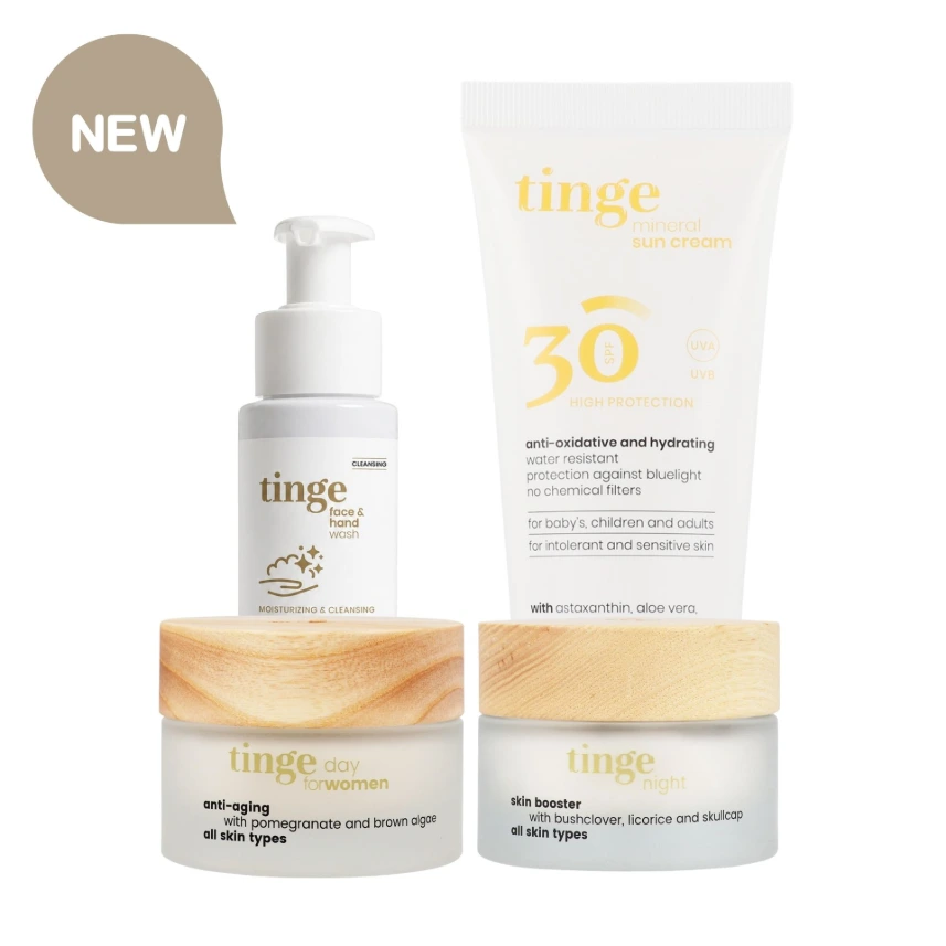 Régime de longévité de la peau Tinge