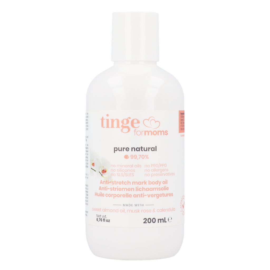 Tinge Huile corporelle anti-vergetures maman 200ml