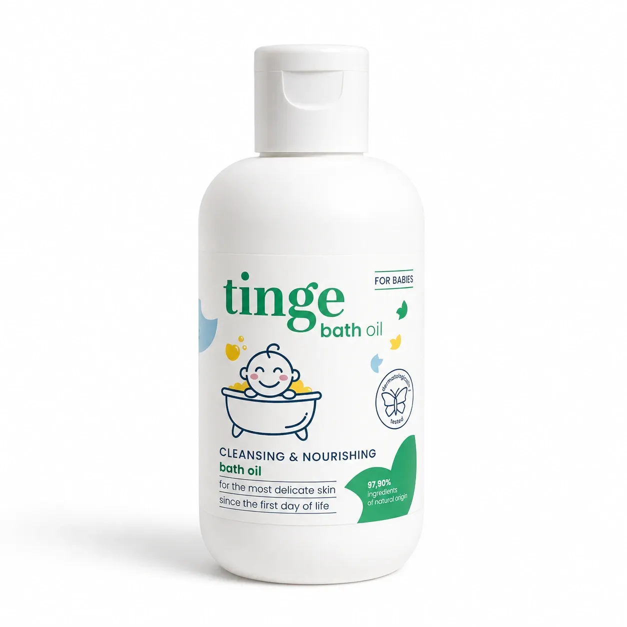 Tinge Bébé L’huile de bain 200ml