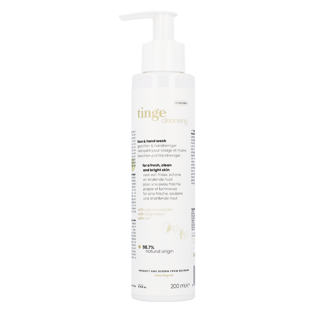 Tinge Nettoyant visage et mains 200ml 