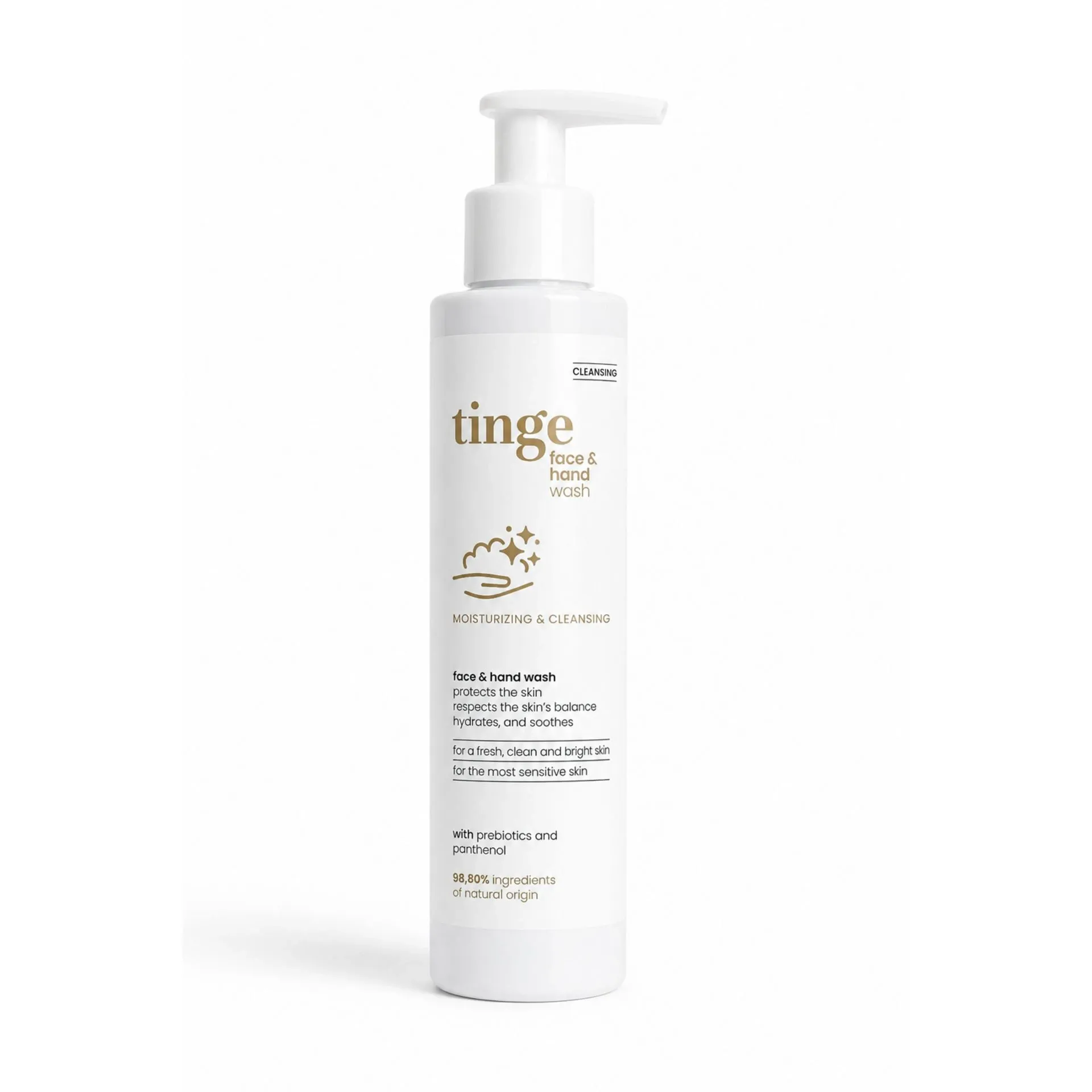 Tinge Face and hand wash 200ml