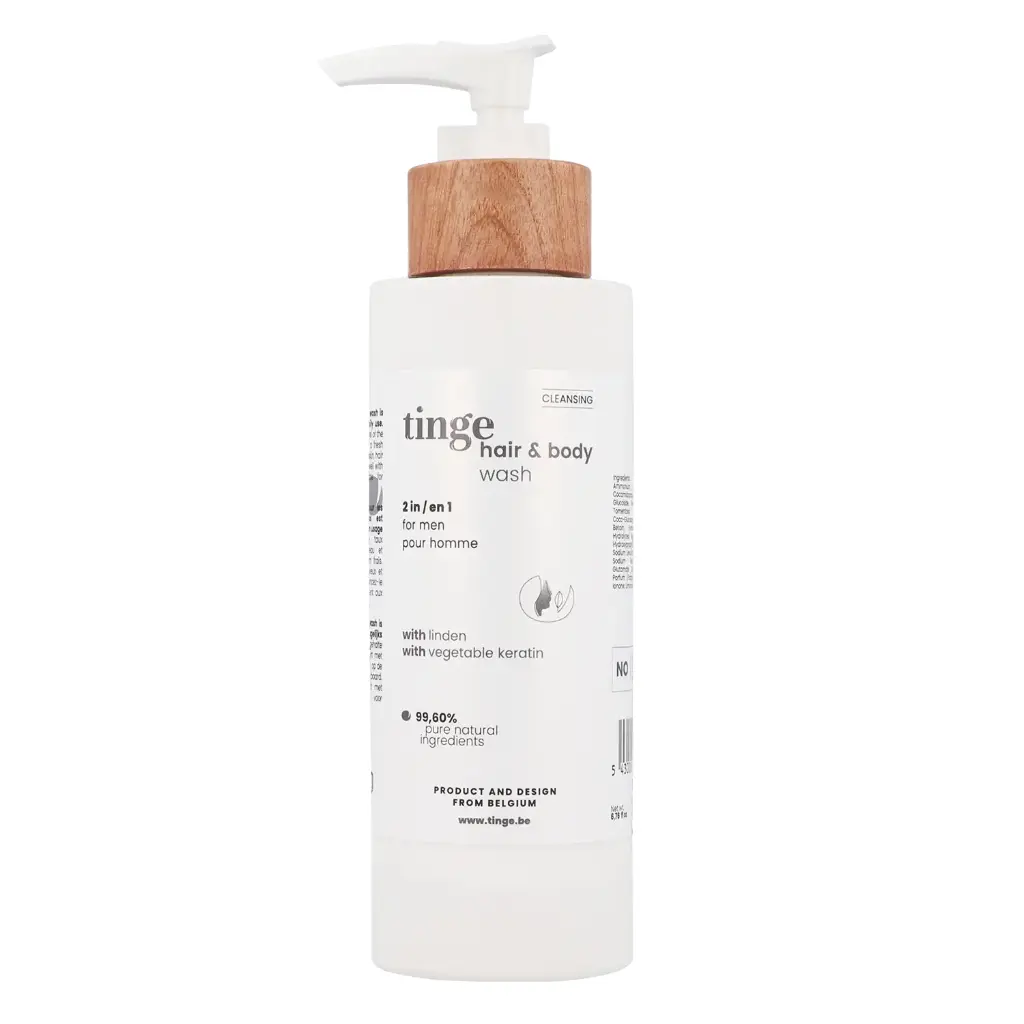 Tinge Hair & body wash 2 in 1 mannen 200ml 