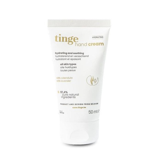 Tinge hydrating and soothing hand cream 50ml