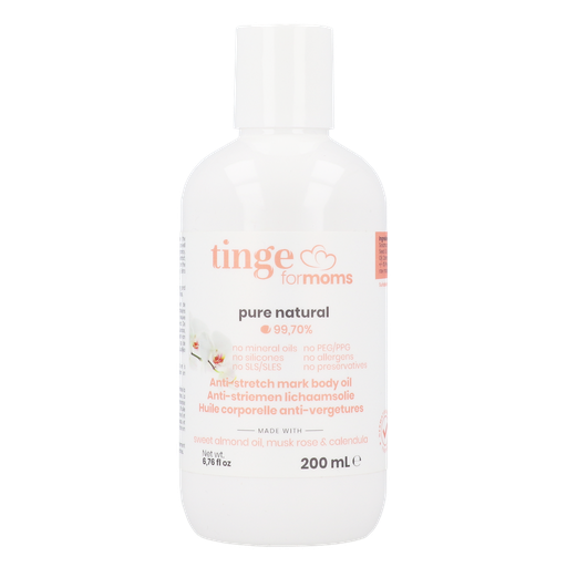 Tinge Huile corporelle anti-vergetures maman 200ml