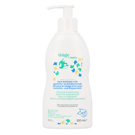 Tinge Baby face and body milk 300ml